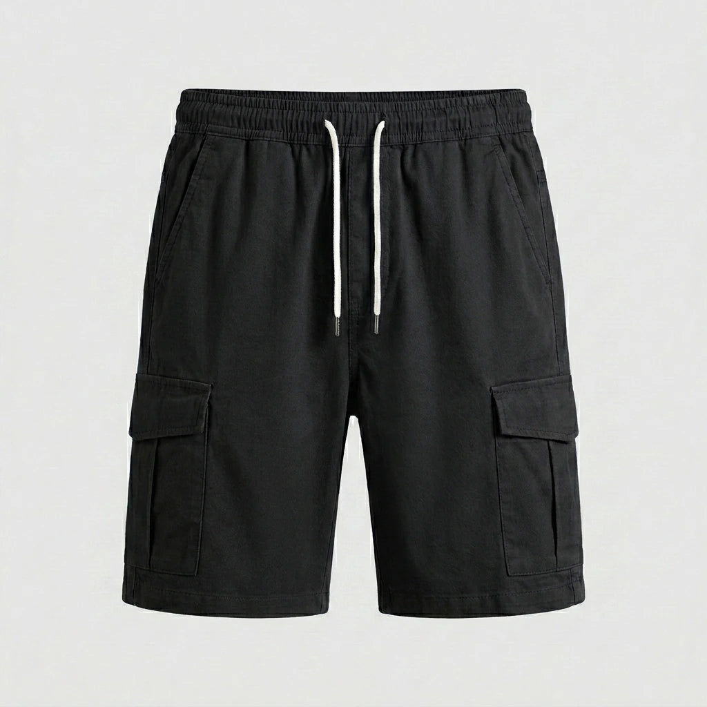 Pantalones cortos cargo clásicos de algodón transpirable