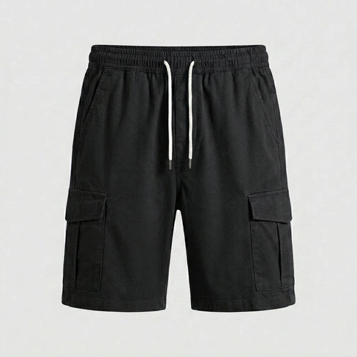 Pantalones cortos cargo clásicos de algodón transpirable