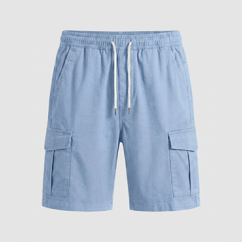 Pantalones cortos cargo clásicos de algodón transpirable