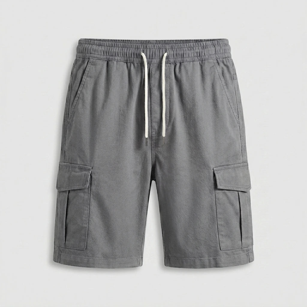 Pantalones cortos cargo clásicos de algodón transpirable