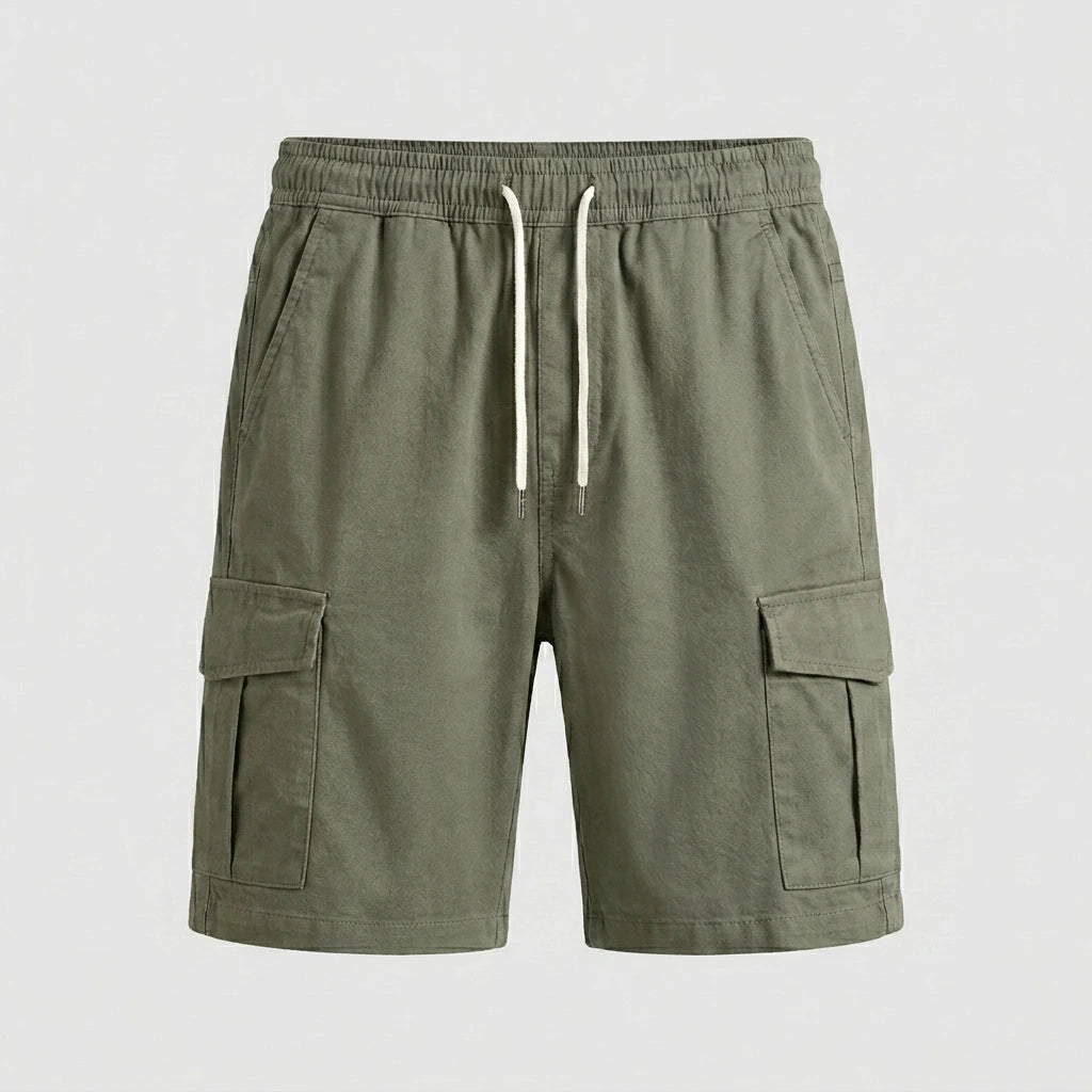 Pantalones cortos cargo clásicos de algodón transpirable