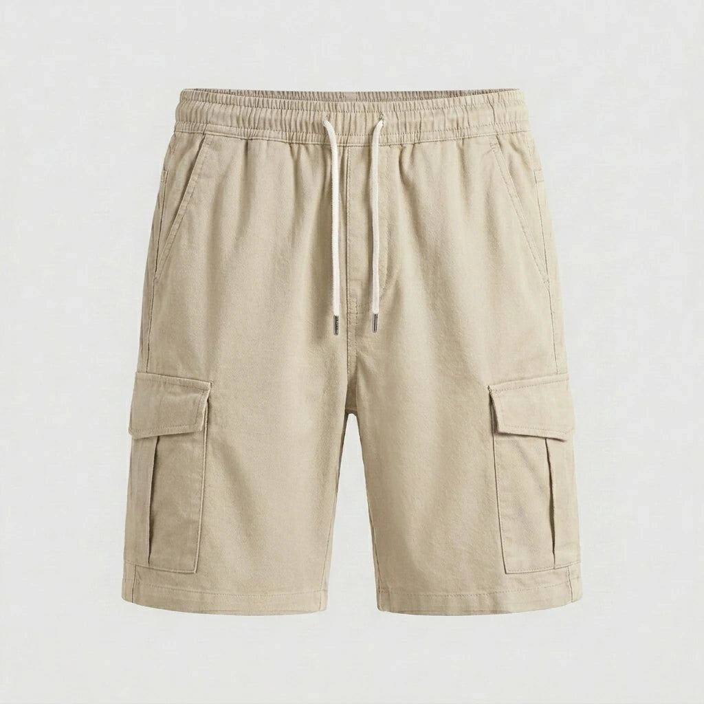 Pantalones cortos cargo clásicos de algodón transpirable