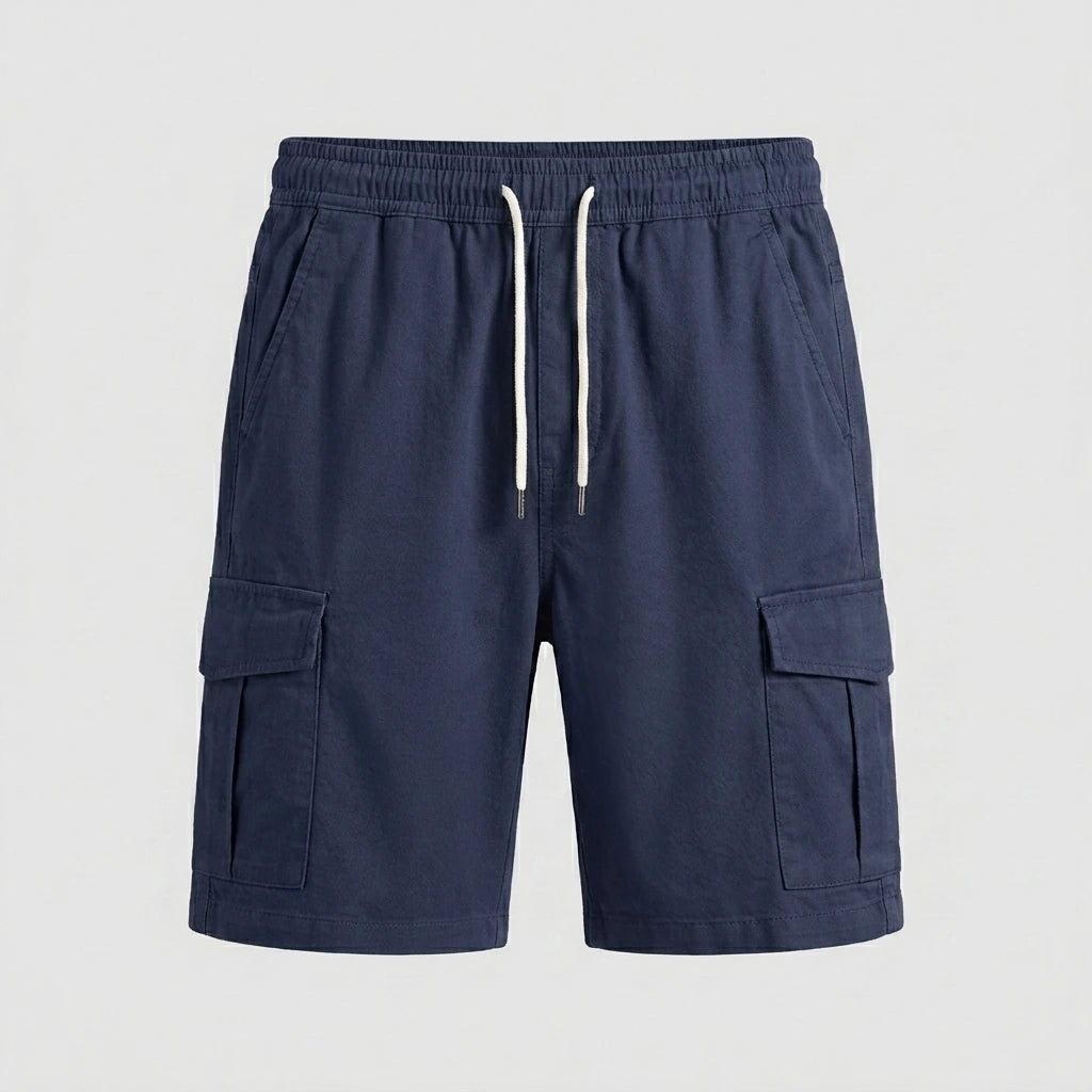 Pantalones cortos cargo clásicos de algodón transpirable